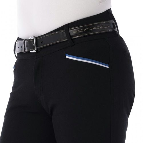 Pantalon Equithème "Lars", Homme - Couleur : Noir, Taille : 46 Equitation