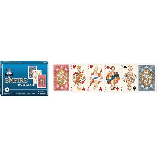 - 2019.0-Coffret Luxe De 2 Jeux De 54 Cartes Patience Empire