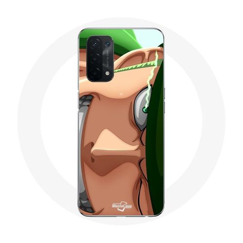 Coque Pour Oppo A74 5g One Piece Manga Zoro Concept Vert