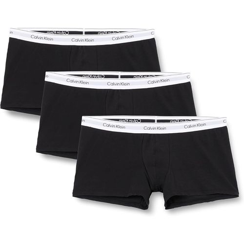 Calvin Klein Boxer Homme Lot De 3 Caleçon Coton Stretch,Noir(Black/Black/Black),Xxl
