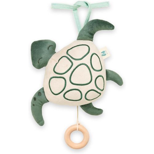 Peluche Musical Bebe Cuddle N Sleep À Accrocher,Doudou Avec Boite A Musique Amovible Avec Berceuse De Brahms(Durée 2min)- Tortue