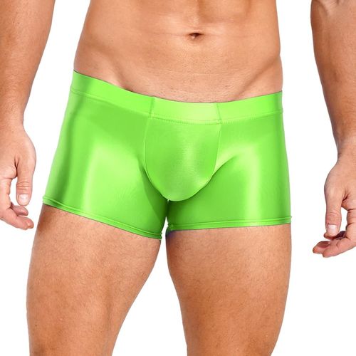 Boxer Short De Bain Homme Sissy Lingerie Respirent Musculation Brillant Sous-Vêtement Caleçon Fitness Jogging Pyjama Sport Underwear Sleepwear