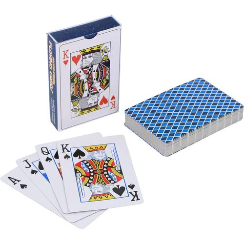 Jeu De 52 Cartes À Jouer Avec Revêtement En Plastique Pour Jeux Familiaux,Soirées Poker,Casino Et Fêtes De Style Vegas