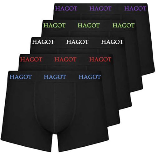 Boxers Homme Lot De 5,Boxers Pour Hommes Avec Ceinture Élastiqu,Slip Homme Coton,Homme Calecons Hommes Noir,Boxers Respirants Et Doux