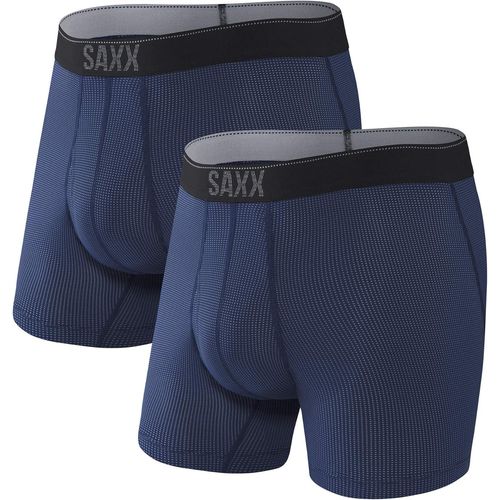 Saxx Underwear Sous-Vêtements Pour Homme ¿ Caleçons Quest Pour Homme ¿ Boxers Stretch Avec Support Ballpark Pouch Intégré ¿ Pack De 2