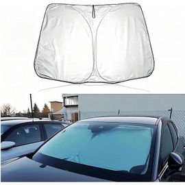 Pare Soleil Voiture Pour Renault Clio V Life/Zen/Intens/R.S. Line 2019-2022 2023 2024,Pliable Pare-Soleil Pare Brise Avant Anti-Uv Protection Solaire Accessoires,Silver