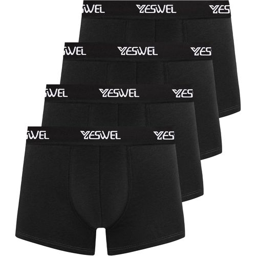 Boxer Pour Hommes Lot Dee 4,Calecon En Coton Sans Étiquette Qui Gratte,Boxers Rétro Respirant(Tailles M-3xl)