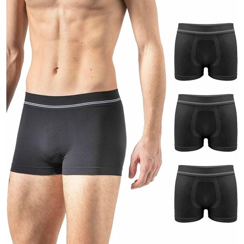 Boxer Homme En Microfibre 3 Pcs-Calecon Homme,Caleçon Homme Plus Respirant Que Le Calecon Homme Coton Extensible,Sous Vetement Homme,Caleçons Homme Sans Couture-Made In Italy