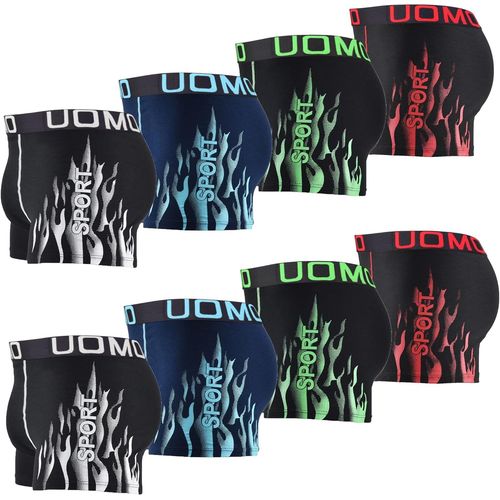 - Lot De 8-Boxers Pour Homme Caleçons Différentes Couleurs 1114 Xxl