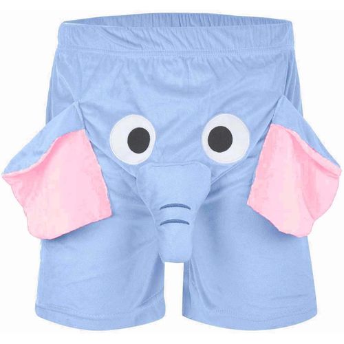 2024 A- Short Pour Homme-Boxer Amusant-Sous-Vêtements Humoristiques-Cadeaux De Farce Pour Homme-Boxer Sur Le Thème Des Animaux-Short D'éléphant-Pantalon De Pyjama Étrange-Short De Sport