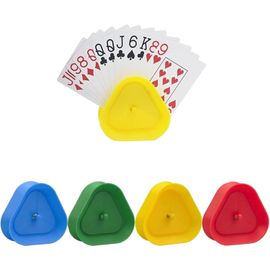 4 Pièces Porte Cartes De Jeu Porte Carte Enfant Jeu Porte-Cartes À Jouer Mains Libres Support Carte À Jouer Plastique Porte Carte Jeu Pour Enfants Adultes Seniors Pour Bridge Pioche Uno Poker