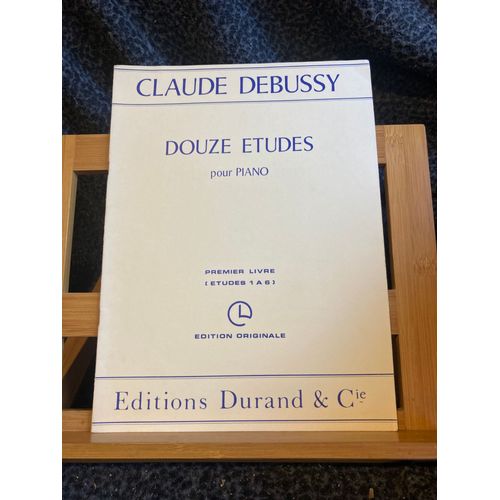 Claude Debussy Douze Etudes Pour Piano Livre 1 Partition Éditions Durand