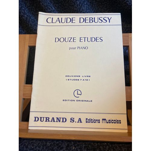 Claude Debussy Douze Etudes Pour Piano Livre 2 Partition Éditions Durand
