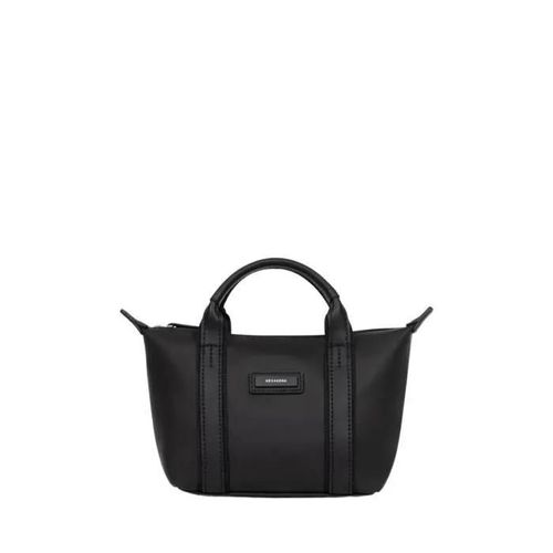 Sac cabas Porte main Hexagona Ref 64986 Noir 24*15*8cm