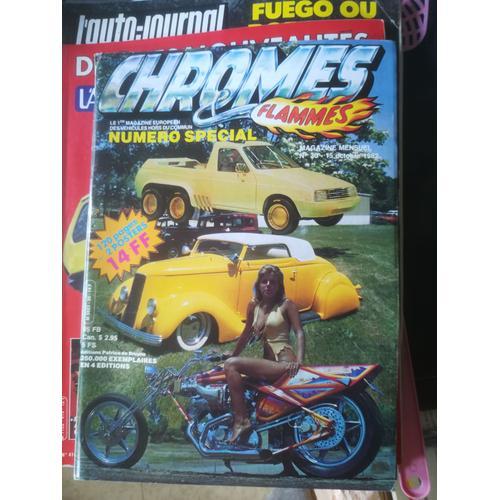 Chromes Et Flammes 30 De 1982 Ford Escort Rs,Lil Woper,Corvette,Ford Cab Club,Trike,Visa Pick Up 6x6,Nautilus