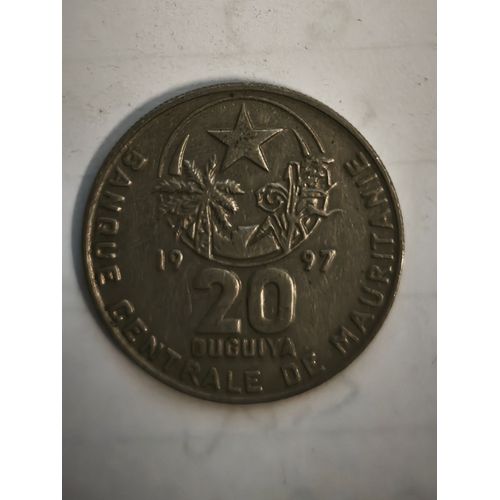 Monnaie Mauritanie 20 Ouguiya 1997