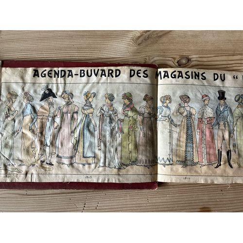 Agenda Buvard Du Bon Marché - Les Modes Du Siècle. 19ème Siècle