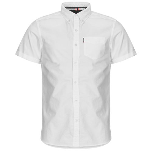 Chemise Manches Courtes Superdry Oxford S/S Shirt Optic Blanc Xxl