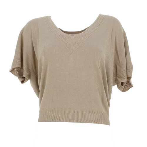 Tee Shirt Manches Courtes Deeluxe Marlyn Pu W M+ Beige S