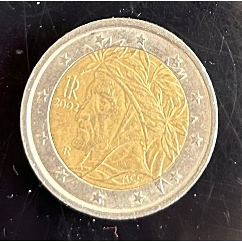 2pièces De 2 Euro Dante Aliegri 2002