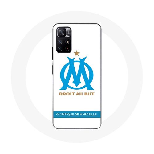 Coque Pour Xiaomi Redmi Note 11s 5g Logo Om Olympique De Marseille Blanc Fond