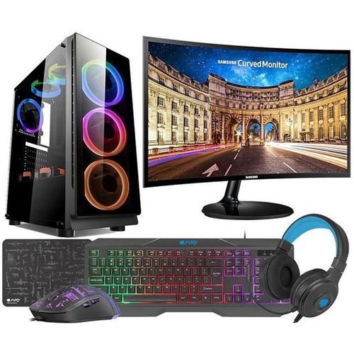 VIST PC Gaming Ryzen 7 5700X - RAM 16Go - RTX 3060 - SSD 1To M.2 - LCD 24 - Windows 11 Pro