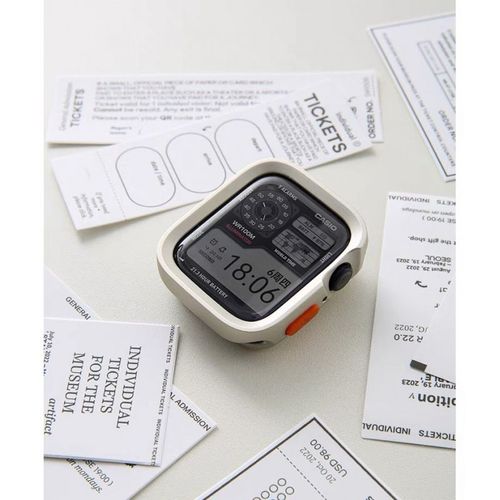 Convient Pour Apple Watchs10 Étui De Protection Bord Coque Souple Iwatch987se Sensation Givrée-Couleur Starlight Givrée - 40/41 Mm Universel