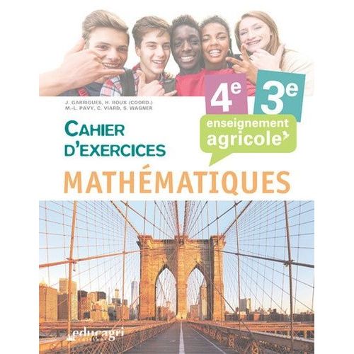 Mathématiques 4e 3e Enseignement Agricole - Cahier D'exercices