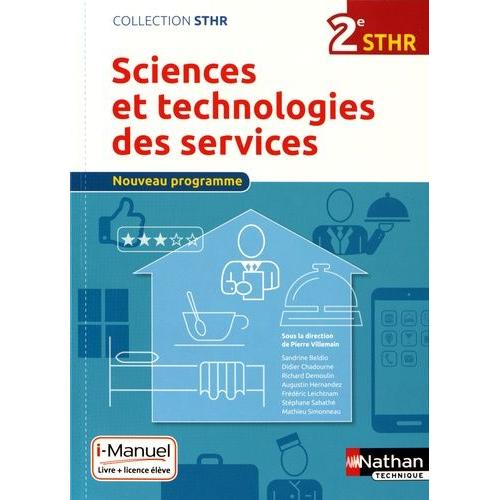 Sciences Et Technologies Des Services 2de Sthr