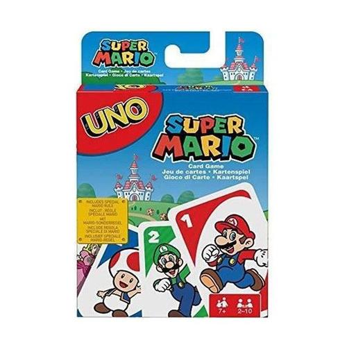Jeu De Cartes Mattel Uno Super Mario Bros