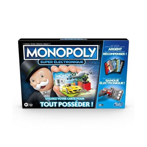 Jeu Classique Hasbro Gaming Monopoly Super ?Lectronique