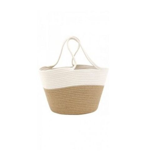 Sac Cabas En Corde De Coton Et Jute