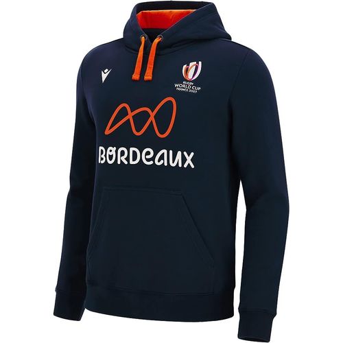 Sweat A Capuche Macron Adulte Bordeaux Rugby World Cup 2023 Officiel