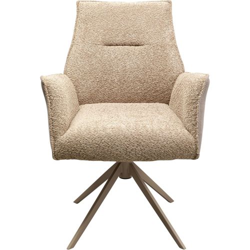 Chaise Avec Accoudoirs Pivotante Liverpool Beige Kare Design