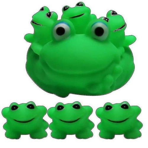 Jouet Aquatique Vert Vif Pour Tout-Petits ¿ Jouet De Bain En Vinyle Durable Et Sûr, Léger, 14 X 11 X 6,5 Cm, Parfait Pour Le Bain