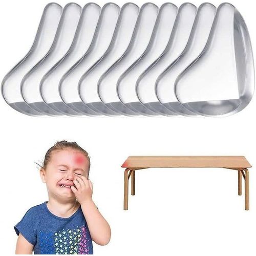 Lot De 10 Protections D'angle Pour Bébé - Protections De Sécurité Transparentes En Pvc Pour Bords De Table Et Meubles À L'épreuve Des Enfants