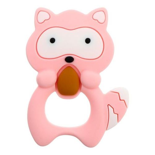 Jouet De Dentition Haut De Gamme Pour Bébé ¿ Anneau De Dentition En Silicone Motif Ours De Dessin Animé Pour Soulager Les Douleurs Gingivales Et Développer Le Toucher