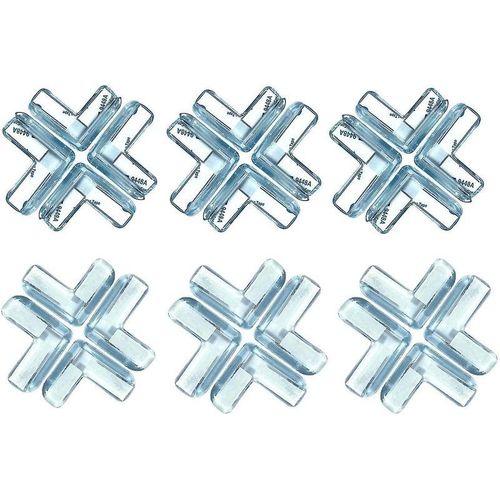 Protections D'angle Transparentes (Lot De 24) - Protections D'angle De Meubles Haute Résistance Pour La Sécurité Des Enfants, Durables Et Faciles À Retirer