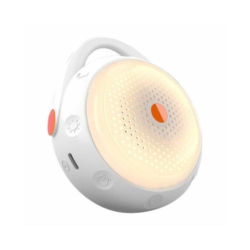 Elesories, Appareil Portable À Bruit Blanc Pour Bébés Avec Veilleuse, Batterie Rechargeable Et 12 Sons Apaisants