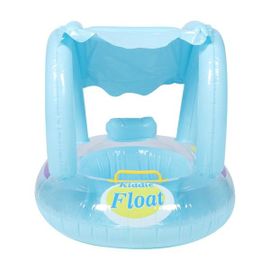 Bouée De Natation Pour Enfants Avec Pare-Soleil, Matériau Pvc, Design Ergonomique, 65 X 56 X 52 Cm, Stable Et Confortable Pour Les Bébés