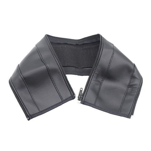 Housse De Poignée De Poussette Professionnelle En Cuir Noir, Durable, Facile À Nettoyer, Compatible Avec La Plupart Des Landaus Et Poussettes.