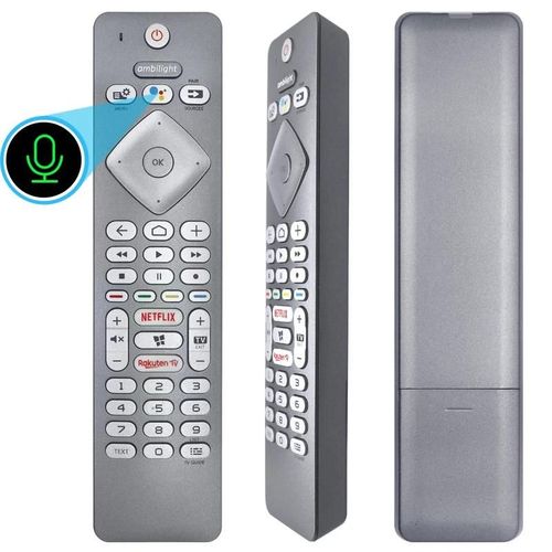 Télécommande de remplacement YKF456-001 398GM10BEPHN0012PH pour téléviseur Philips Smart TV 55PUS7304 65PUS7304 70PUS7304 65PUS7354-