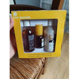 Coffret Parfum Eau De Toilette Vanille Agriculture Bio Spray 20 Ml Gel Douche 100 Ml Lait Corps 100 Ml Yves Rocher 