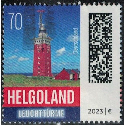 Allemagne 2023 Oblitéré Used Phare Heligoland Helgoland Leuchttürme Y&t De3555 Su