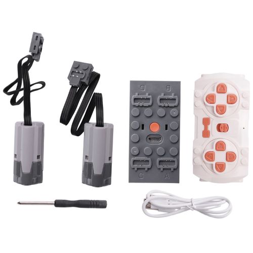 1 Ensemble De Moteur De Fonction De Puissance App Télécommande Programmation 2 Meduim Moter Ensemble Bricolage Bloc De Construction Créatif Pour Les Enfants