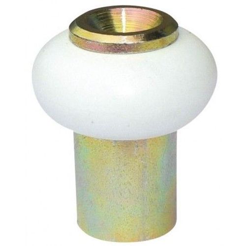 Butoir standard souple à rehausse laitonné AVL - Blanc - H.33 mm - Avec vis