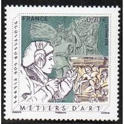 Les Métiers D'art : Sculpteur Sur Pierre Année 2016 N° 5040 Yvert Et Tellier Luxe