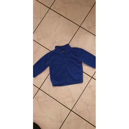 Polaire Enfant 9-12 Mois Bleu