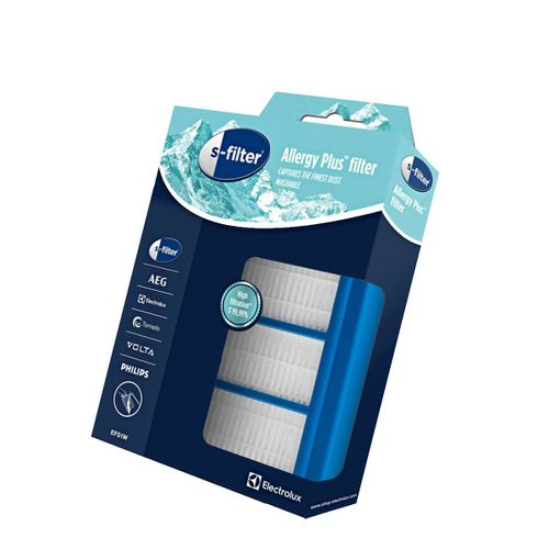 Filtre Hepa EFS1W original S-filter Allergy Aspirateur (9001677688 AEG BRANDT CONTINENTAL EDISON ELECTROLUX ESSENTIEL B PHILIPS PROGRESS SAMSUNG SIEMENS TORNADO VOLTA)