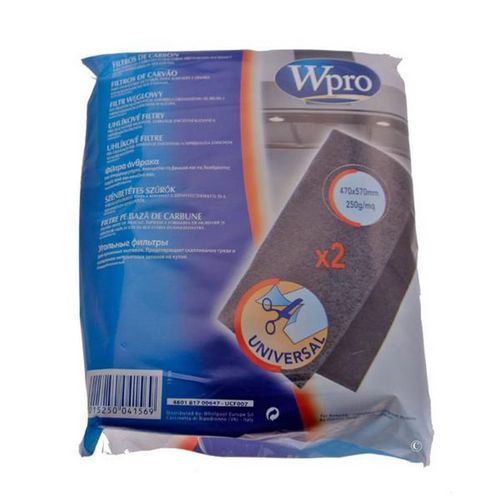 Filtre charbon antiodeurs 470x970 mm à découper Hotte (484000008525 300004KDK BRANDT SAUTER)
